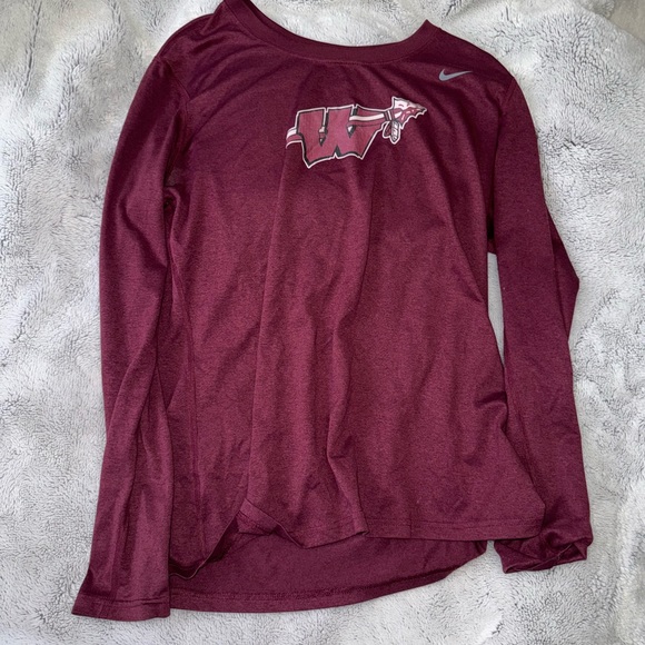 College Nike Dri Fit Longsleeve - Picture 1 of 4